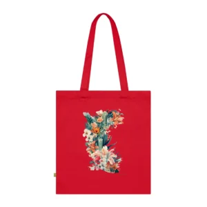 Tropical Lily Bloom Tote Bag