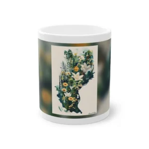Floral Land Silhouette Mug