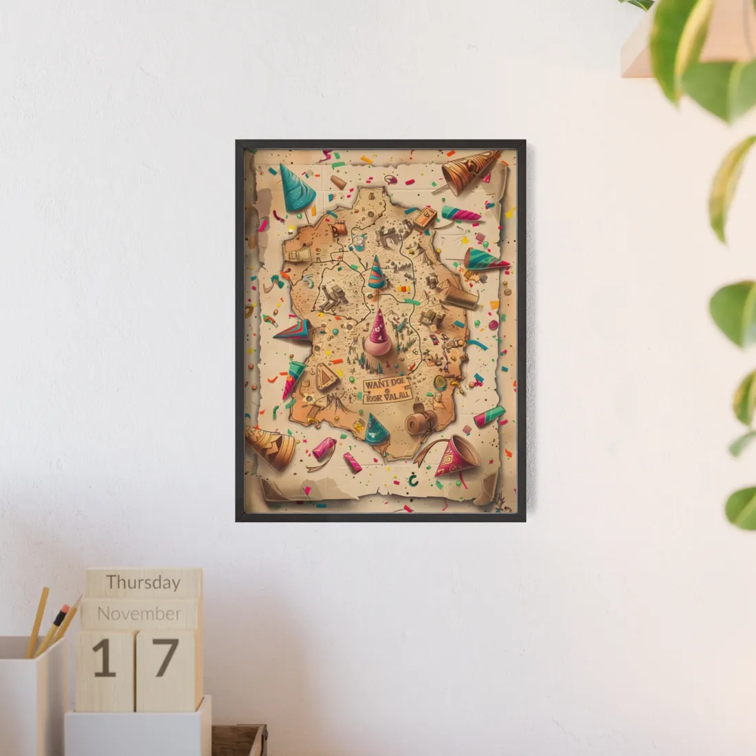 Whimsical Flynn Rider Illustration: Disney-Inspired - Framed Poster
