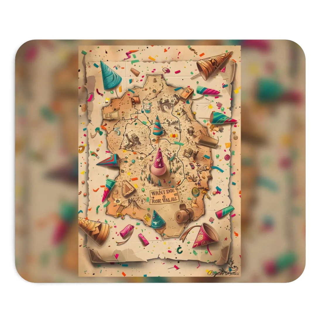 Whimsical Flynn Rider Illustration: Disney-Inspired - Mouse Pad