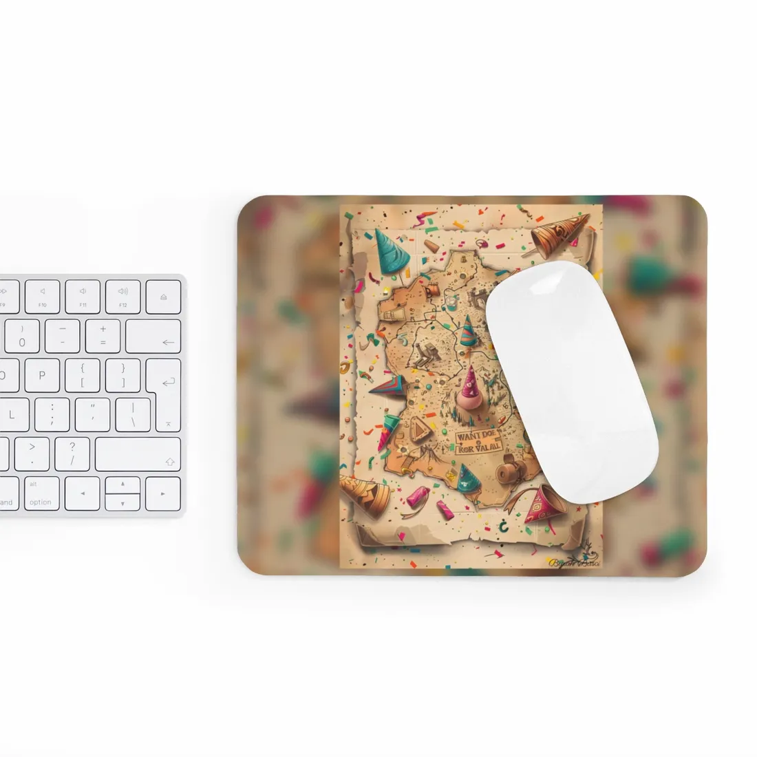 Whimsical Flynn Rider Illustration: Disney-Inspired - Mouse Pad