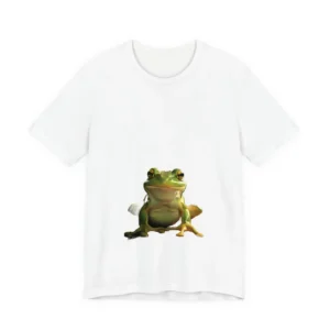 Green Frog on Leaf T-Shirt