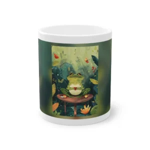 Frog Having Tea Mug