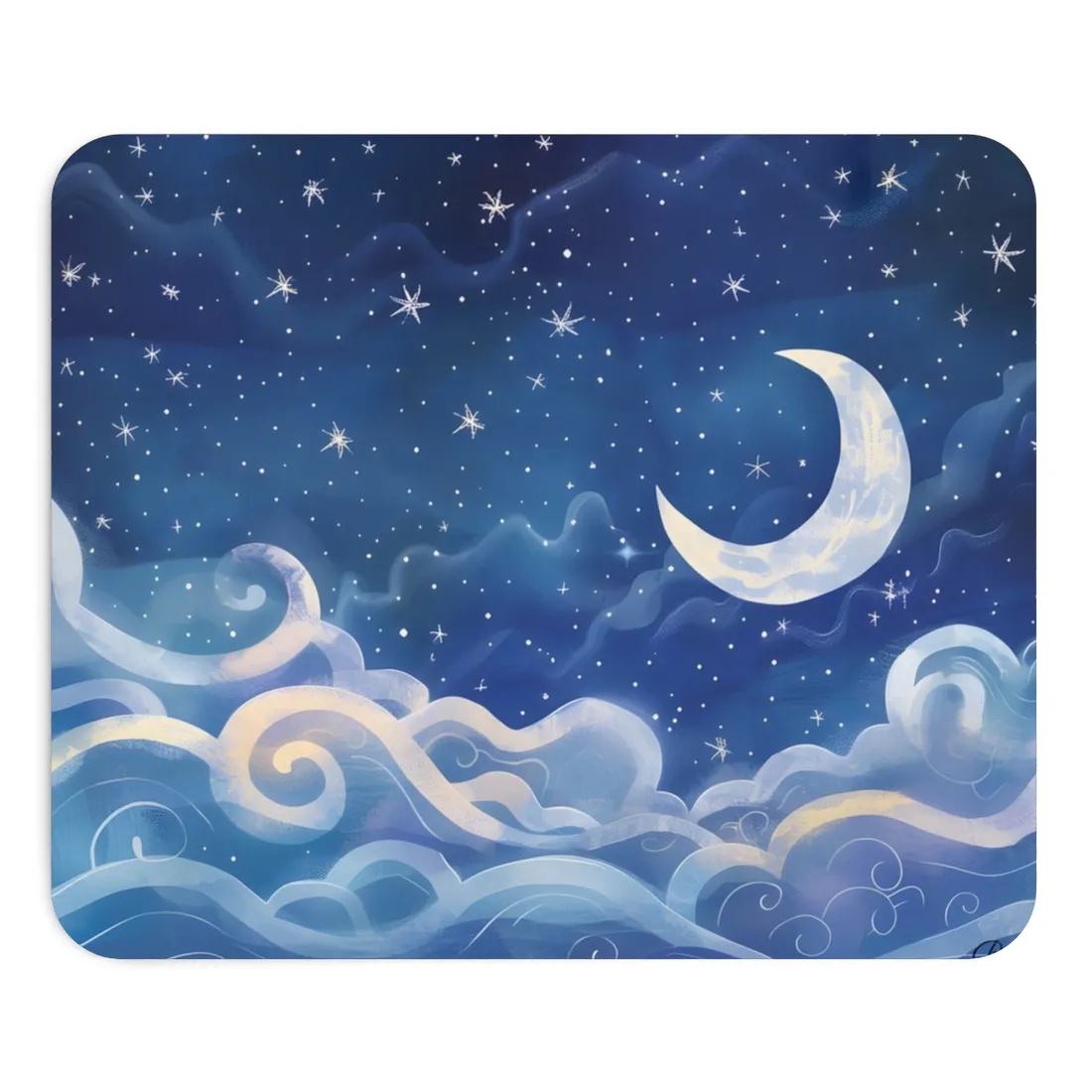 Whimsical Night Sky Dreams: Magical - Mouse Pad