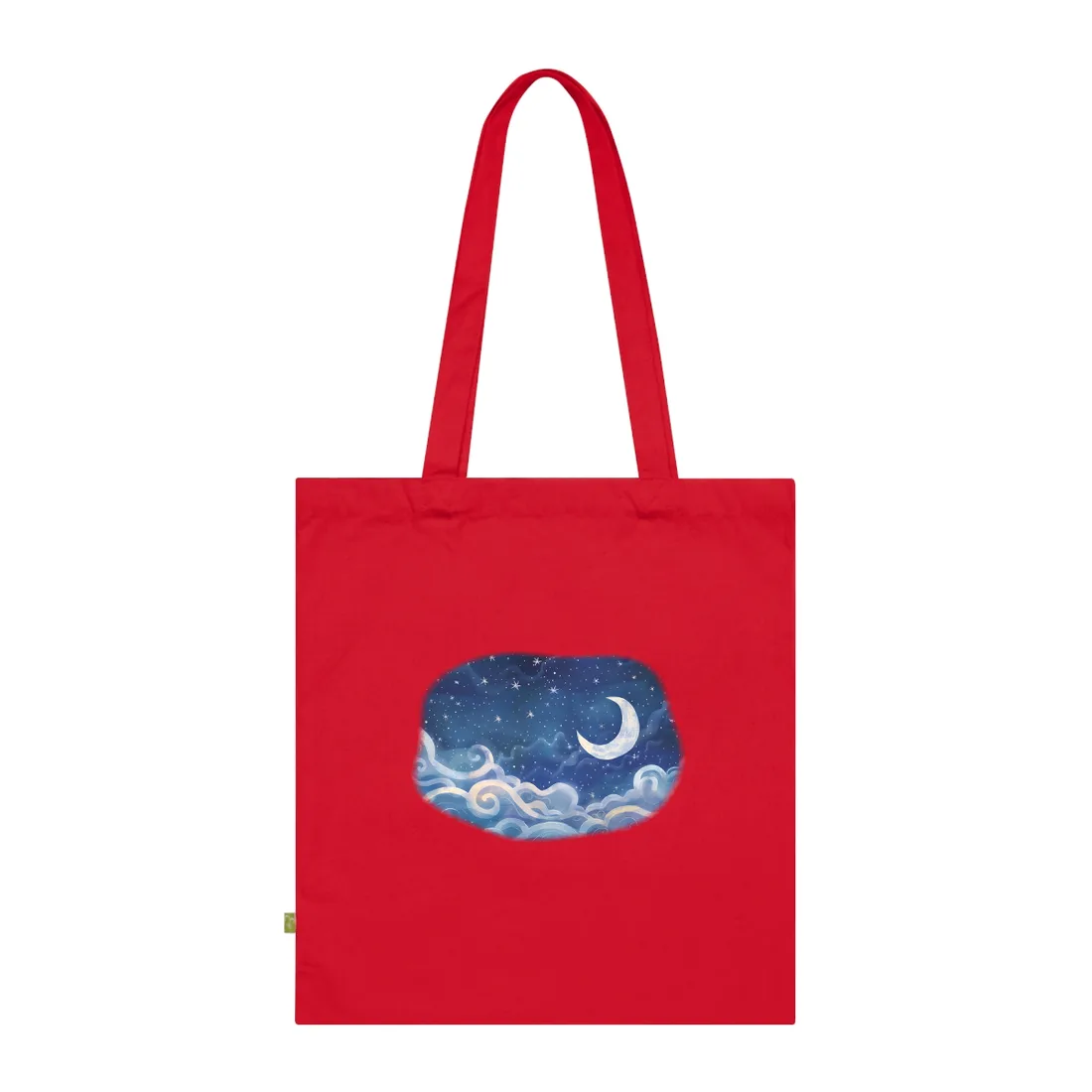 Whimsical Night Sky Dreams: Magical - Tote Bag (Classic Red)