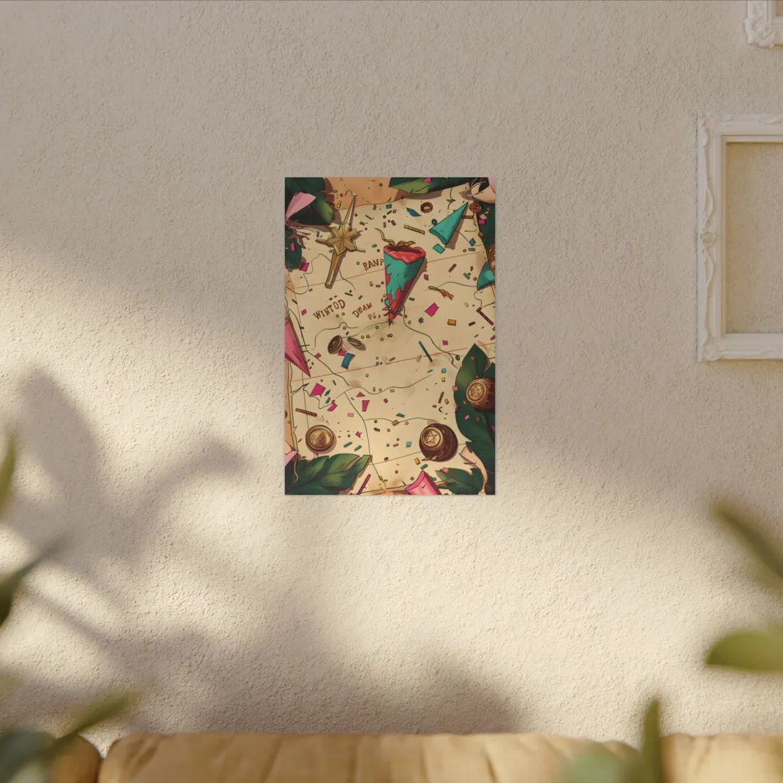 Whimsical Portrait with a Large Nose - Canvas