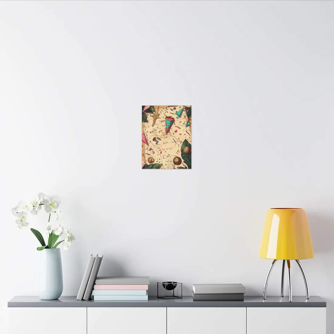 Whimsical Portrait with a Large Nose - Canvas