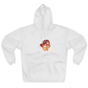 Melting Face in Flames Hoodie
