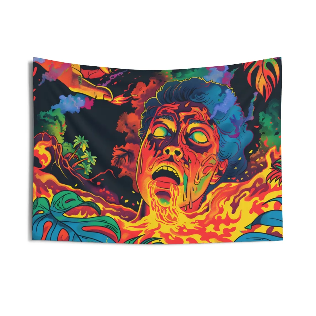 Whimsical Reading Moment: Cartoonish - Wall Tapestry
