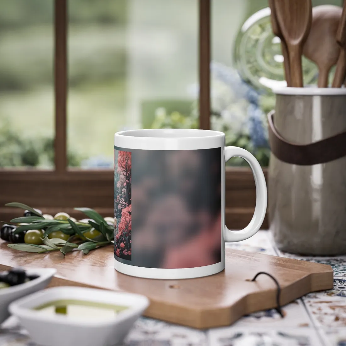 Whimsical Woodland Haven: Six Friends' Enchanted Forest - Mug