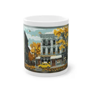 Autumn Street Corner Mug