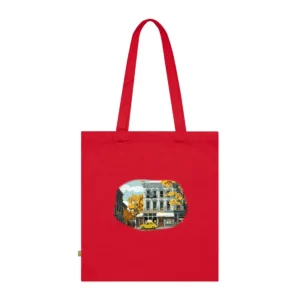 Autumn Street Corner Tote Bag