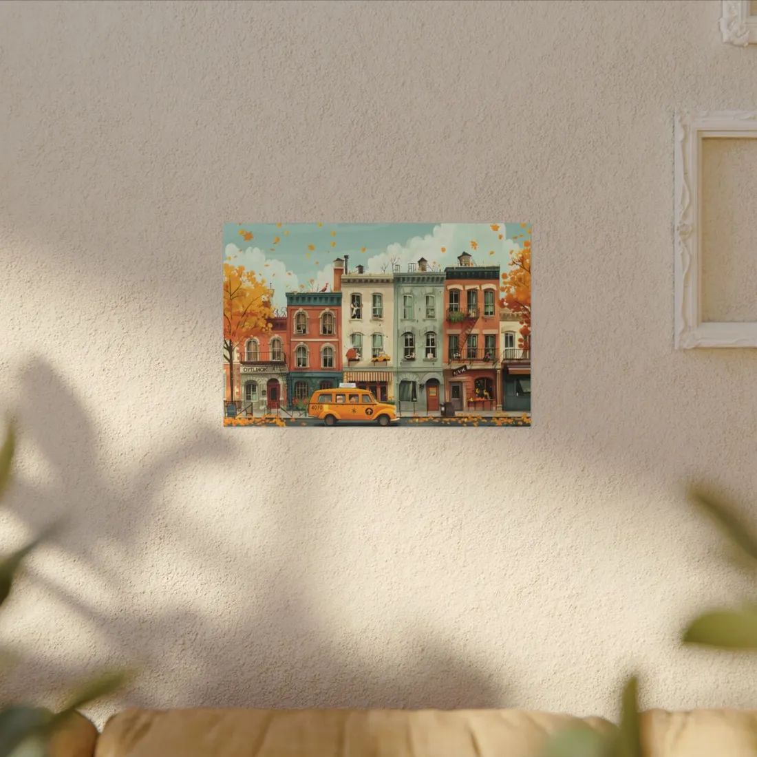 Whimsical Yellow Dream: A Captivating - Canvas