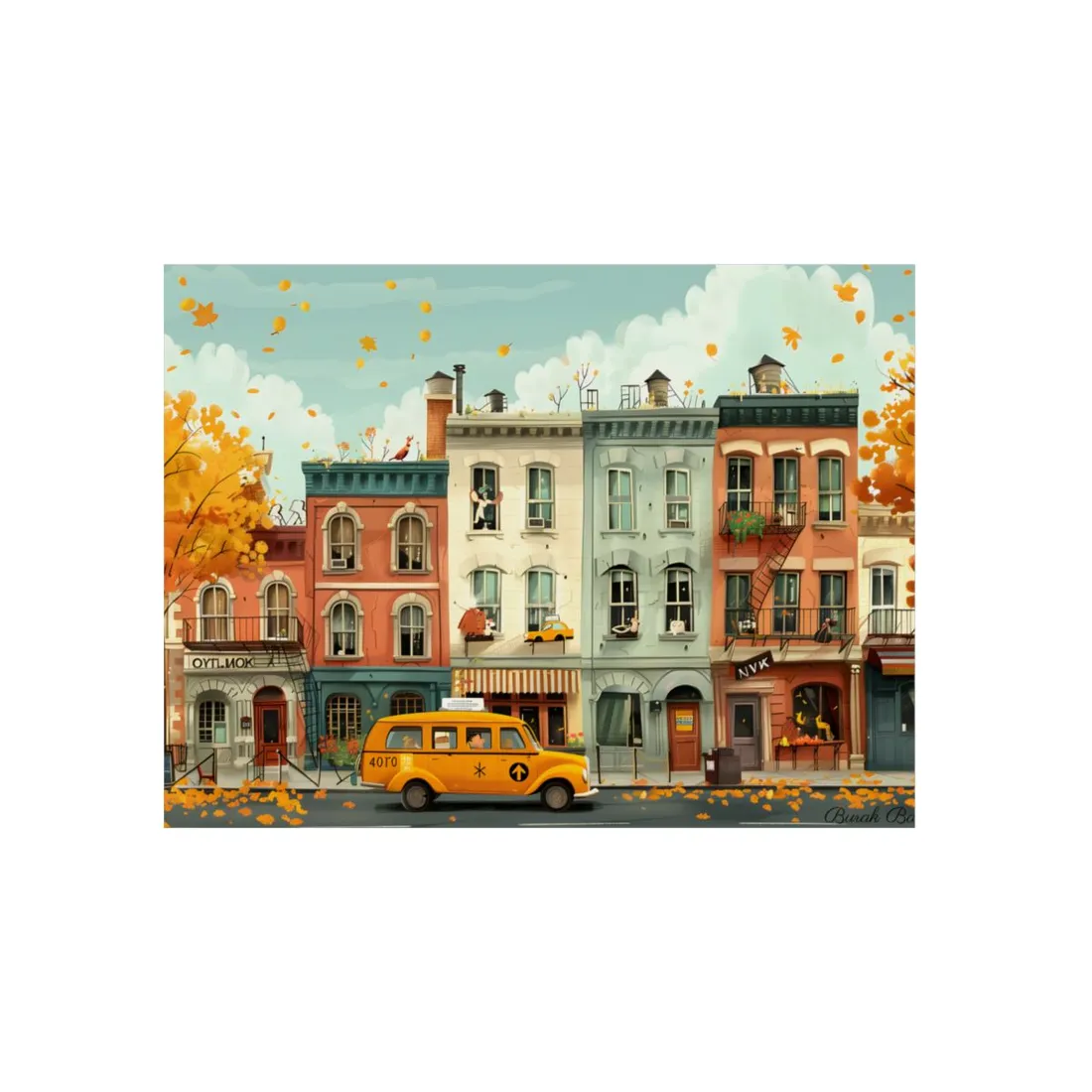 Whimsical Yellow Dream: A Captivating - Metal Poster