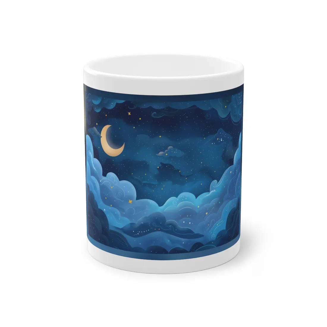 Whispers of a Whimsical Night Sky: Dreamy Celestial - Mug