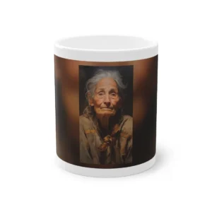 Elderly Woman Portrait Mug