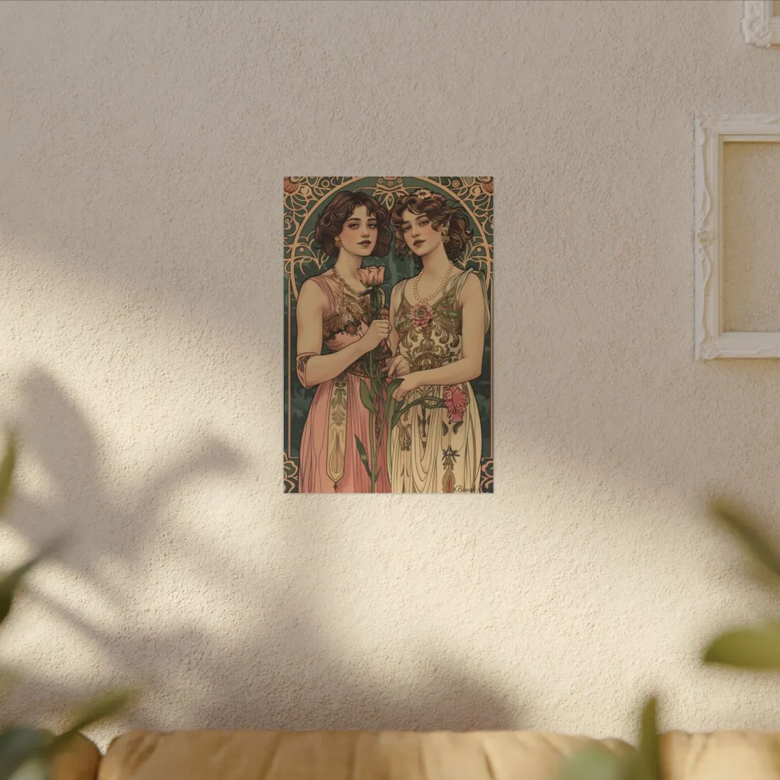 Women in Harmony: Primrose Bloom - Canvas