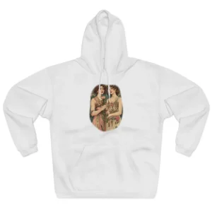 Two Women Art Nouveau Portrait Hoodie