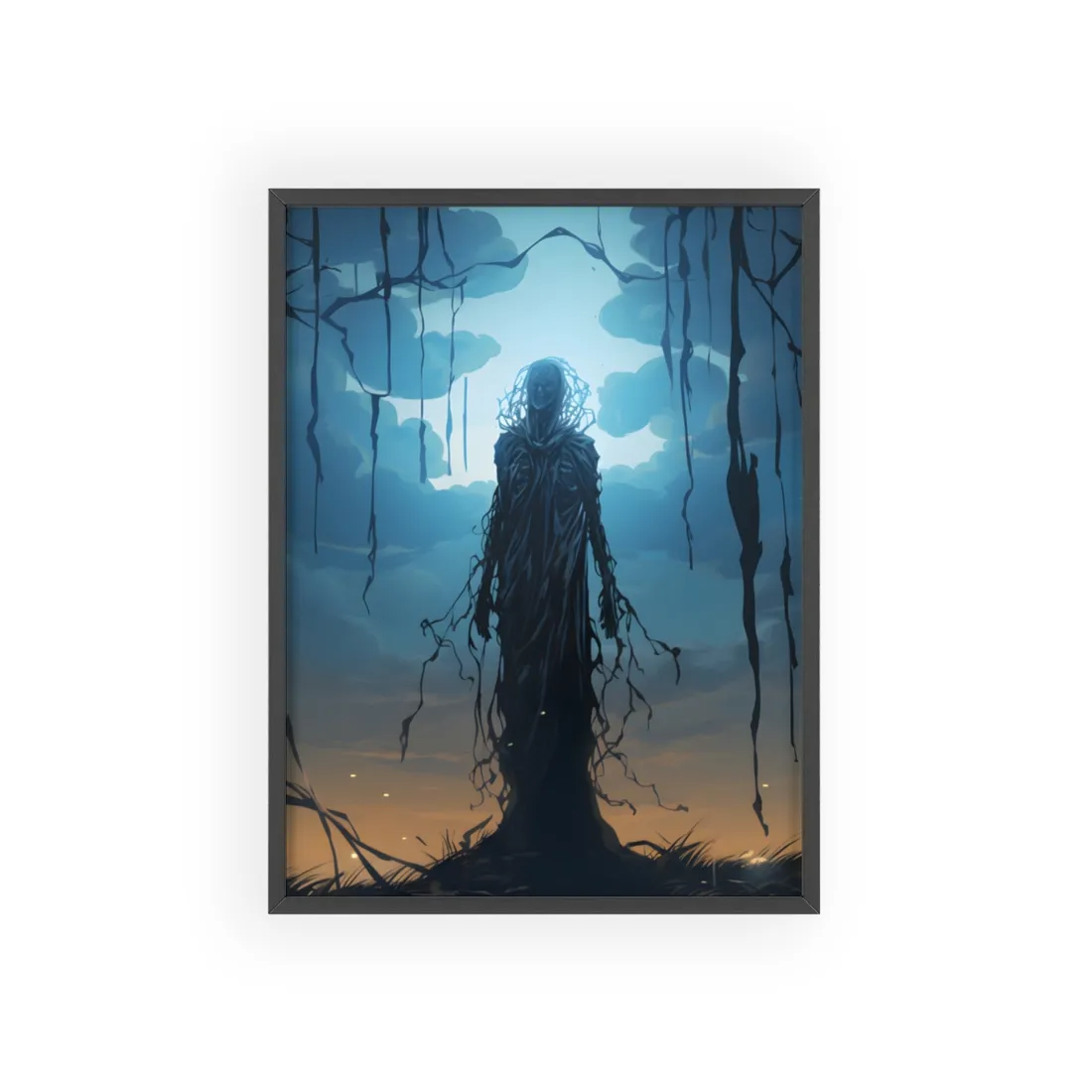 Writing Utensil Artwork: Creative Expression Above Paper - Framed Poster