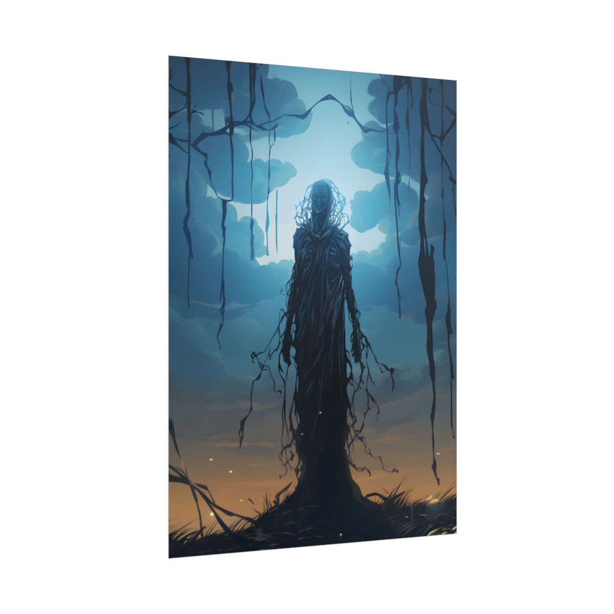 Writing Utensil Artwork: Creative Expression Above Paper - Poster