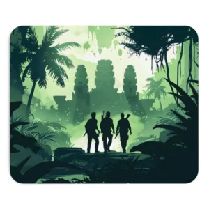 Jungle Temple Expedition Mouse Pad