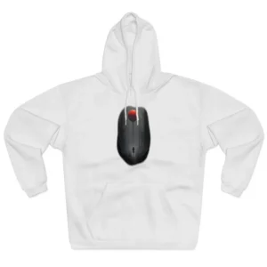 Hooded Figure in Foggy Forest Hoodie