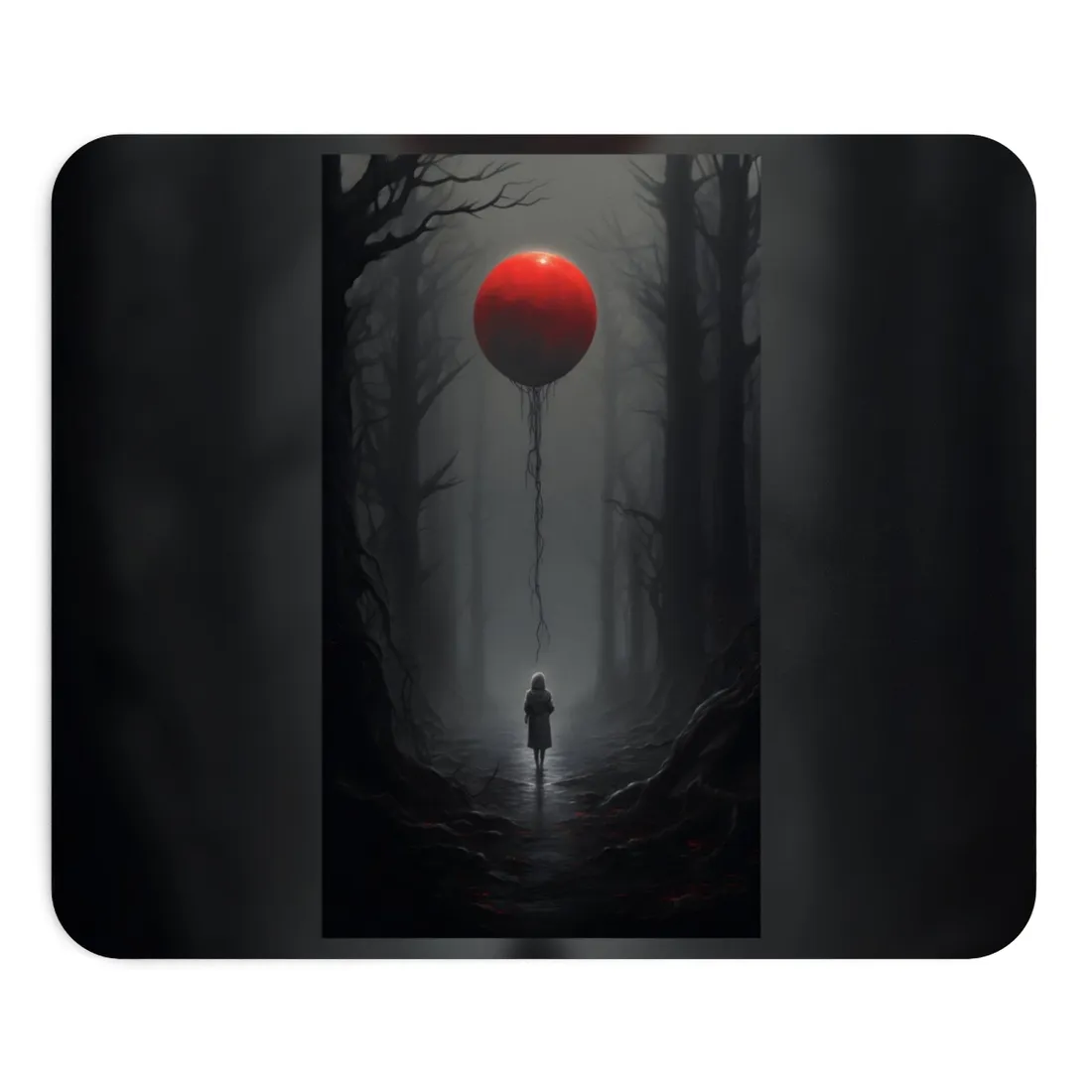 Youthful Moment: A Young Man in Nature's Outdoors - Mouse Pad
