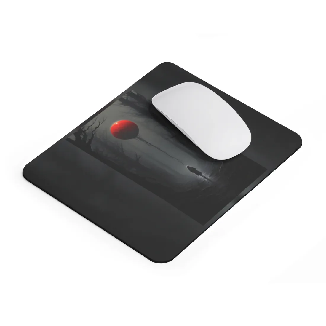 Youthful Moment: A Young Man in Nature's Outdoors - Mouse Pad