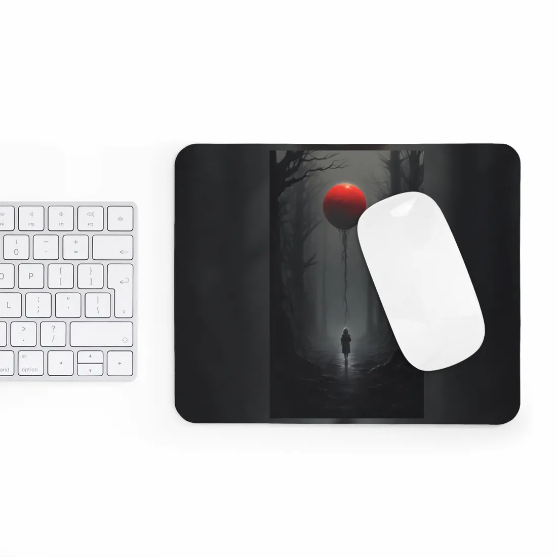 Youthful Moment: A Young Man in Nature's Outdoors - Mouse Pad