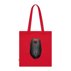 Hooded Figure in Foggy Forest Tote Bag