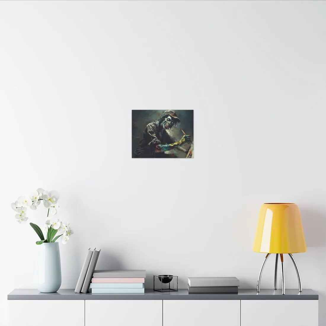 Zombie Horror Original Art: Original - Canvas