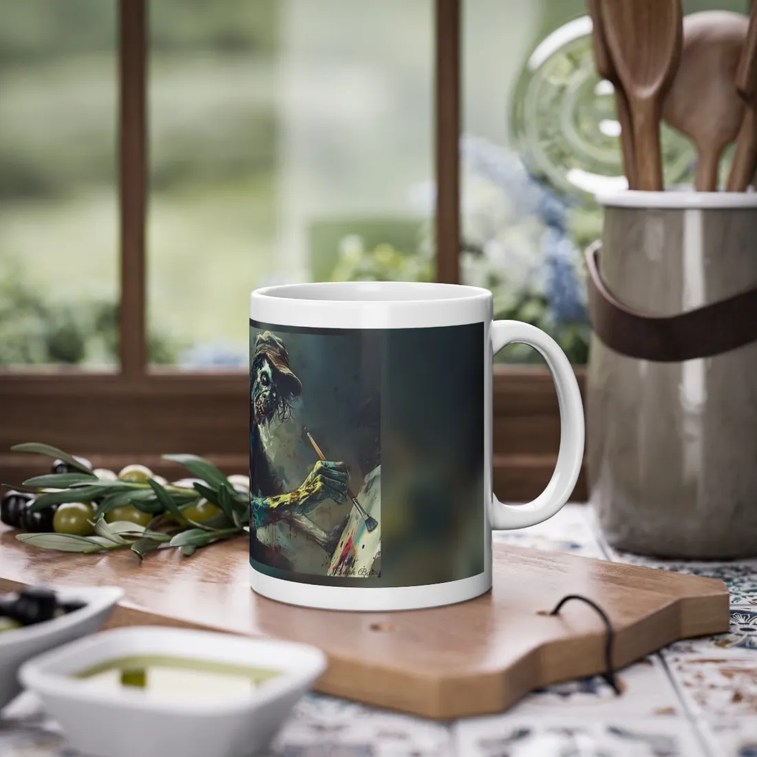 Zombie Horror Original Art: Original - Mug